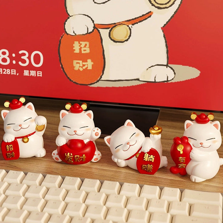 Mini Chinese Cat Ornament