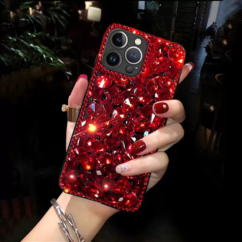 Luxury diamond-encased sparkling diamond popular drop-proof phone case