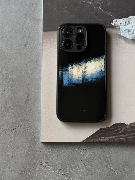 Night Studio Lake Shadow Black Phone Case