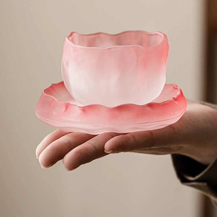 Artistic Crystal Glass Teacup