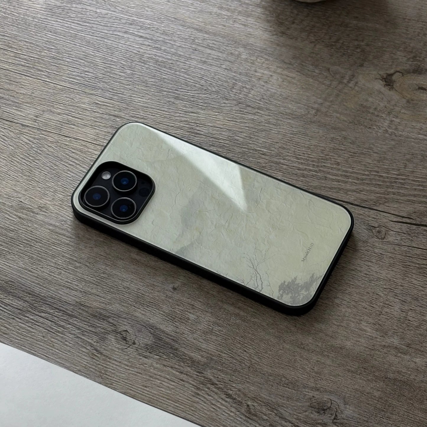 Pine trees on the mountain - Original high-end glass phone case