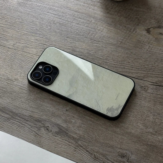 Pine trees on the mountain - Original high-end glass phone case