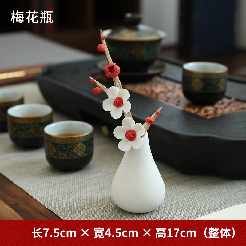 Chinese Style Ceramic Handmade Flower Vase