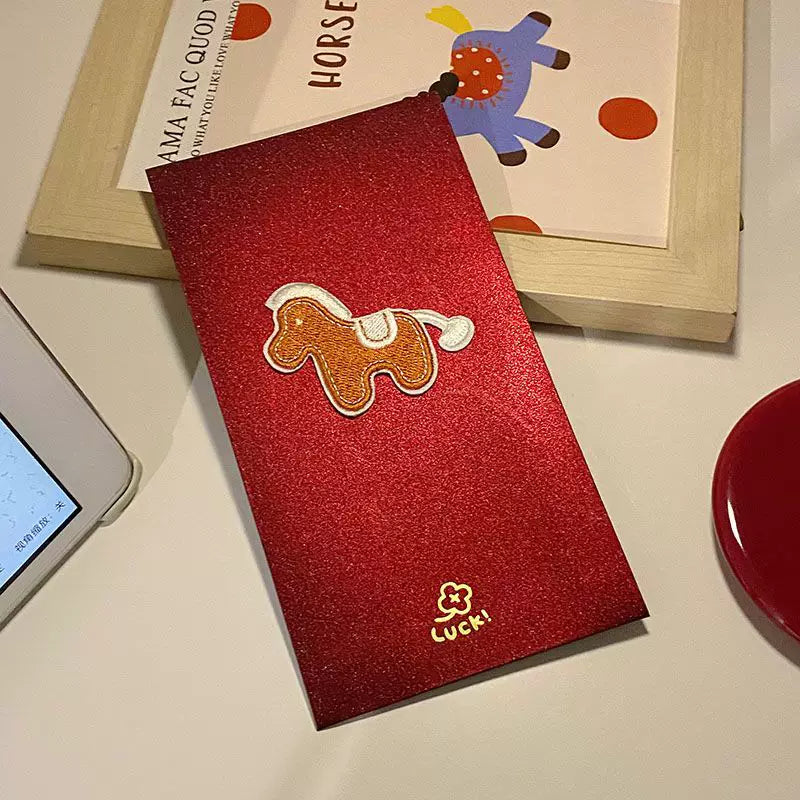 Cute and creative lucky money red envelopes for the 2026 Year of the Horse Chinese New Year