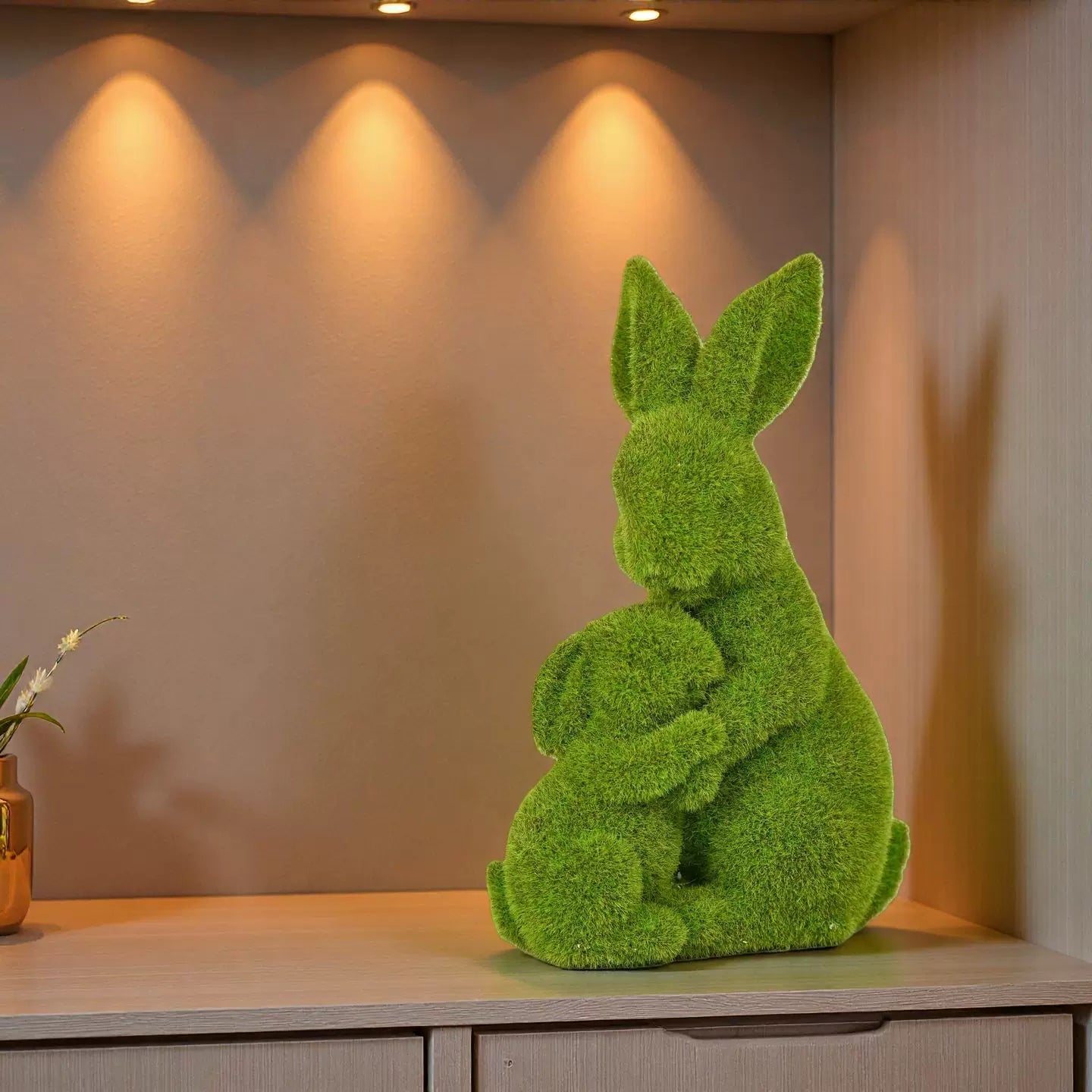 Easter Bunny Statue Set to Decorate Gardens, Patios, and Houses