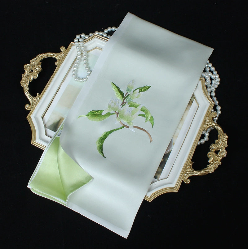 Suzhou embroidery hand-embroidered silk scarf