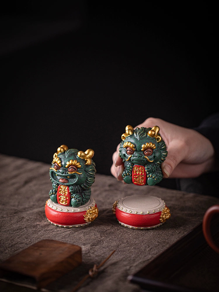 New Chinese Small Auspicious Dragon Decoration
