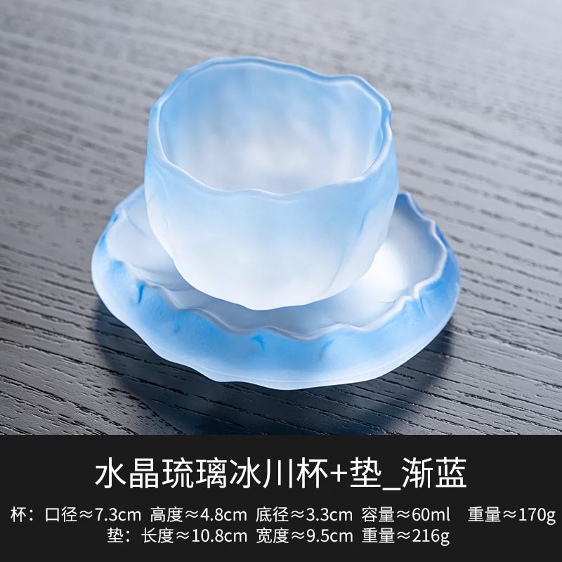 Artistic Crystal Glass Teacup