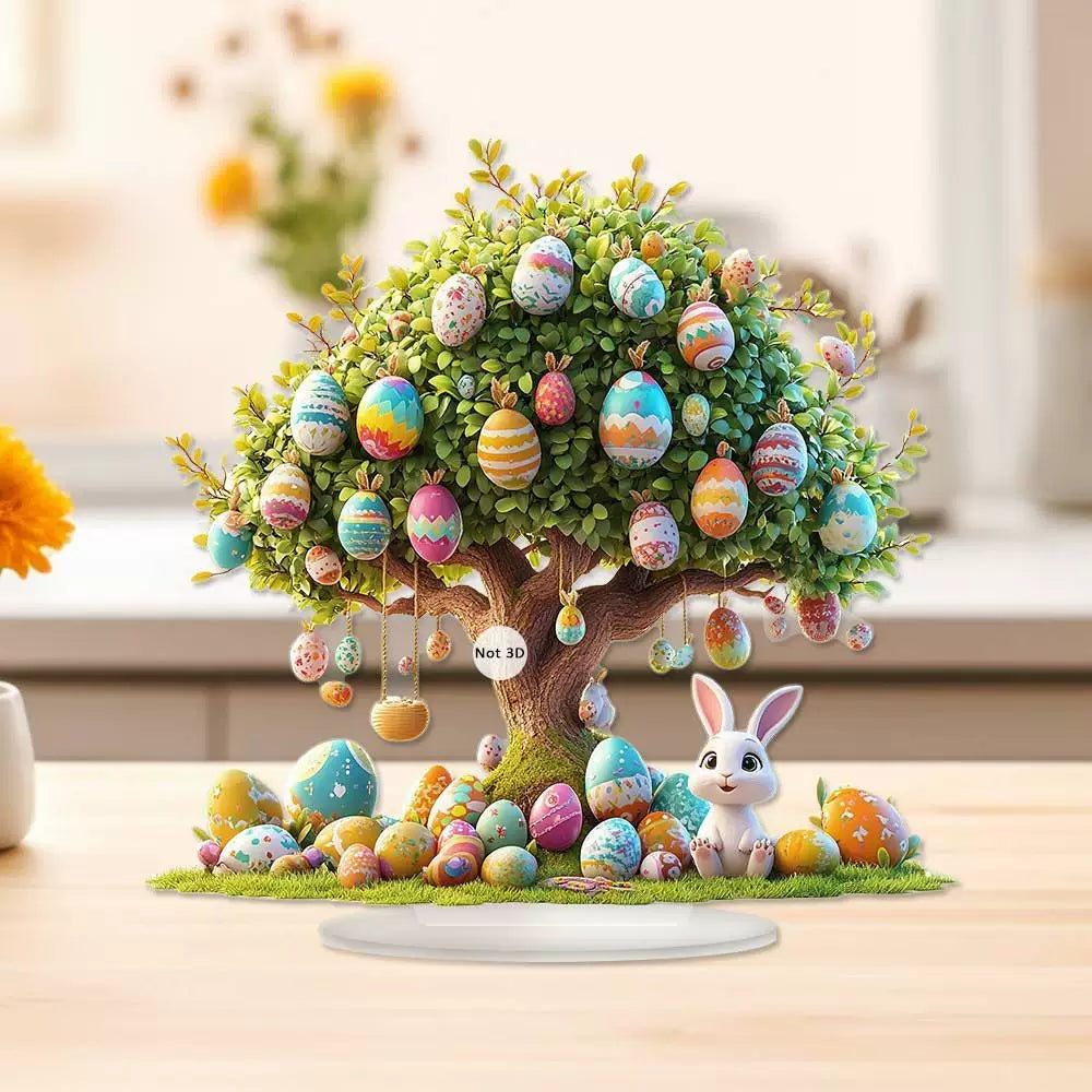 Easter Egg Bunny 2D Acrylic Ornament