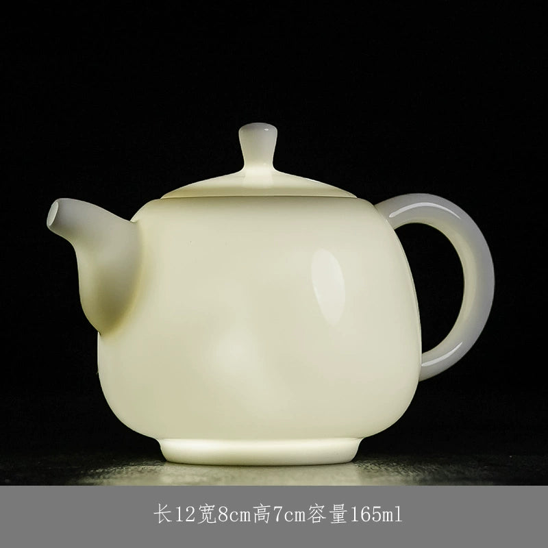 Ru Kiln Teapot Home Retro Ceramic Teapot