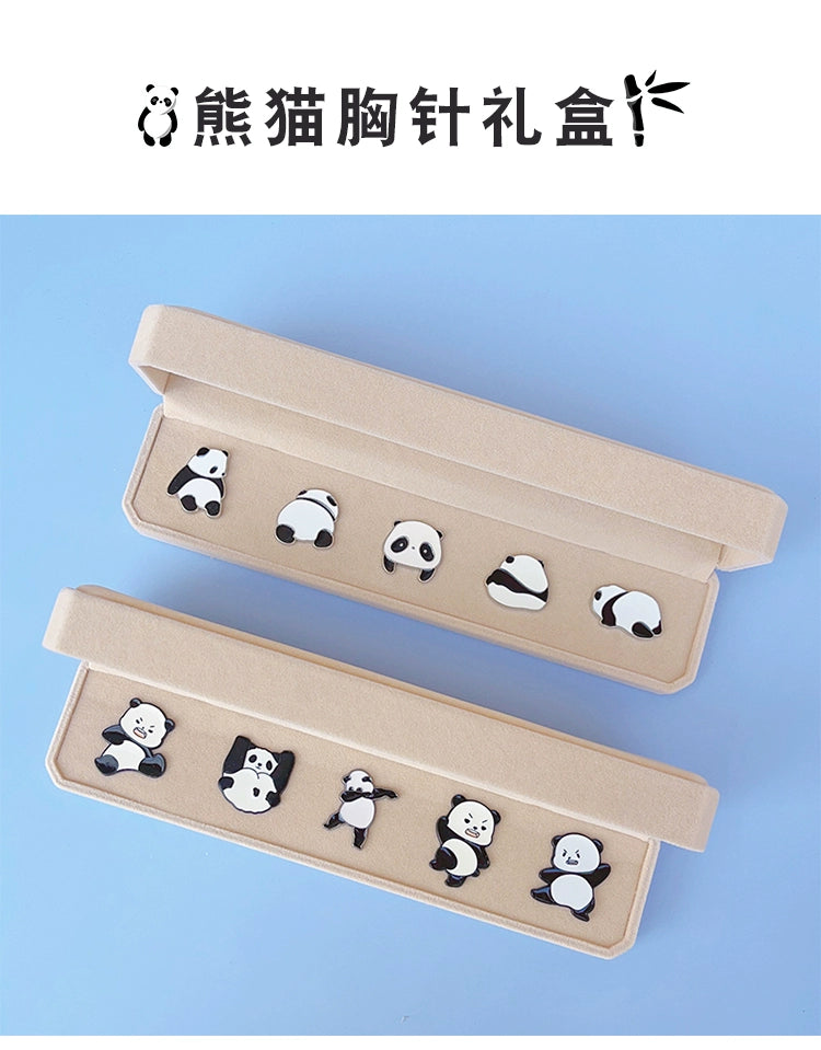 Panda Brooch Gift Set