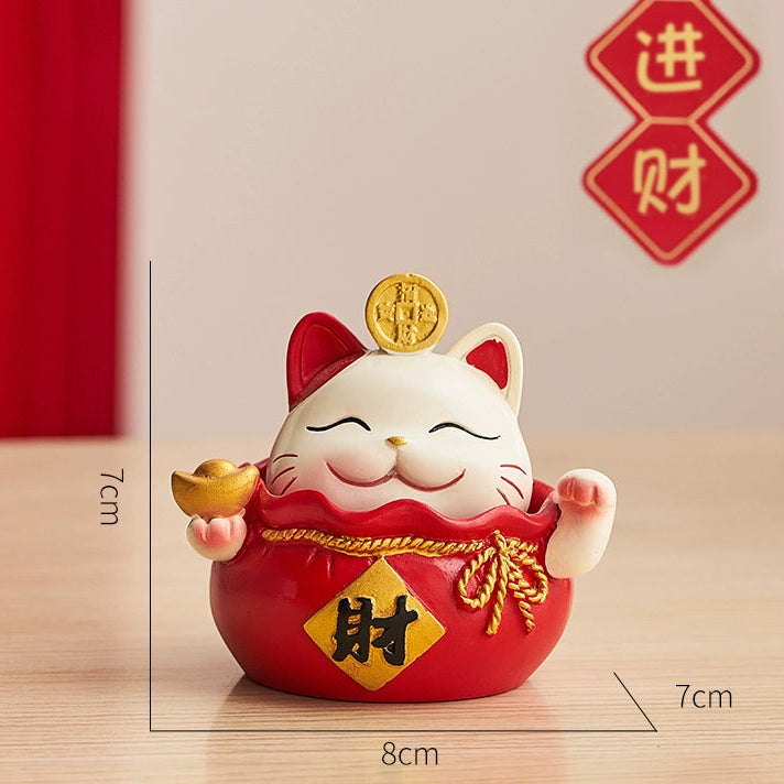 Mini Chinese Cat Ornament