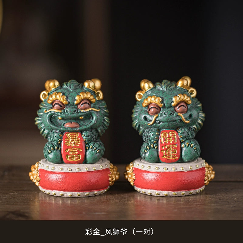 New Chinese Small Auspicious Dragon Decoration