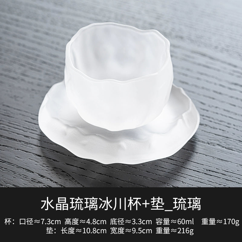 Artistic Crystal Glass Teacup