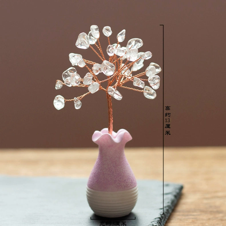 Mini Natural Amethyst Tree Wealth Tree Decoration
