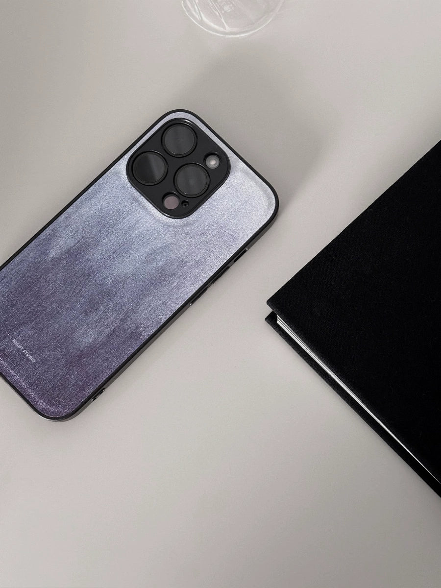 Night Studio Fashion Purple and White Phone Case