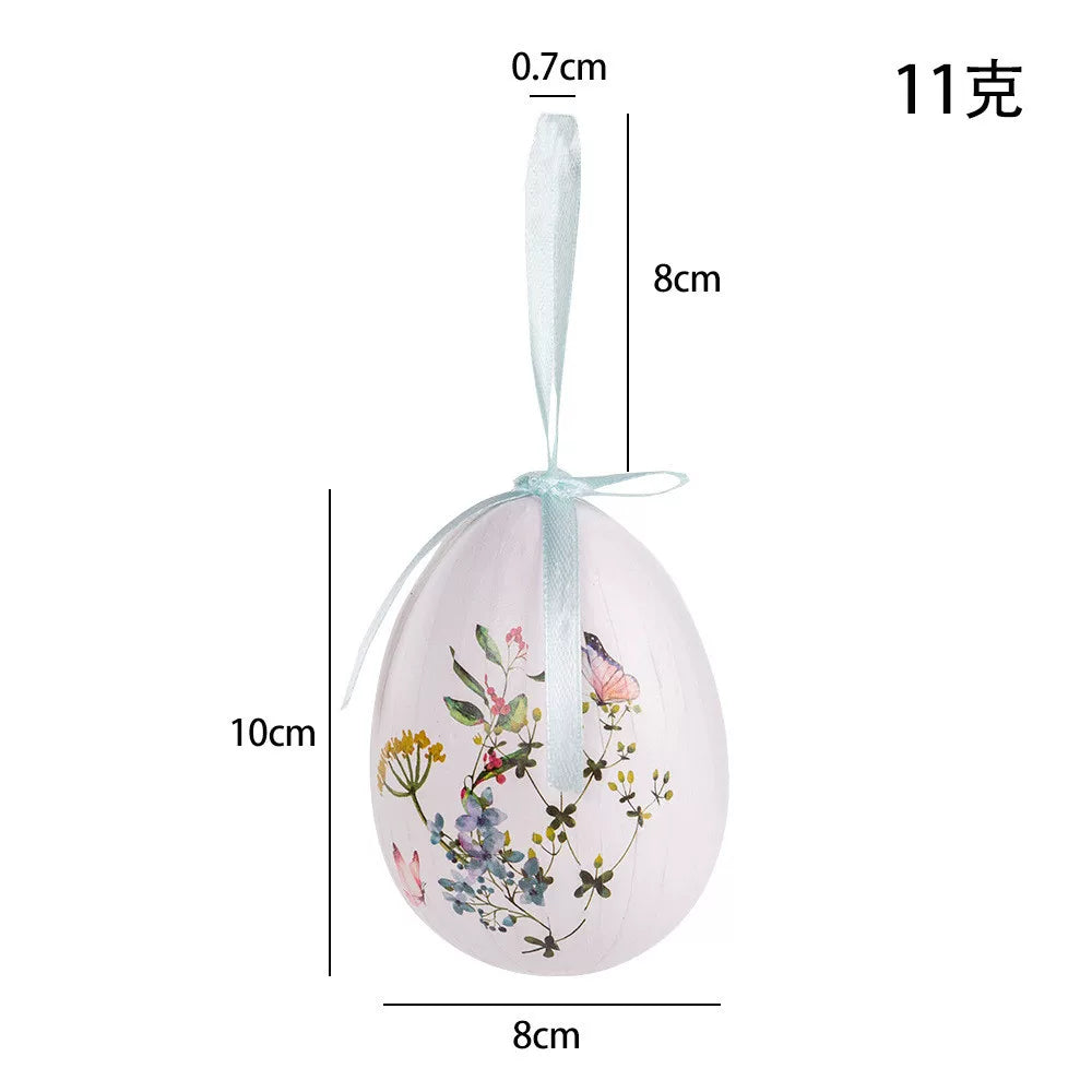 Easter Creative Painted Foam Bunny Egg Ornament