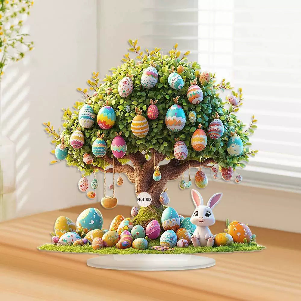 Easter Egg Bunny 2D Acrylic Ornament