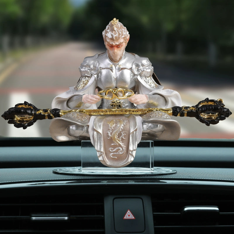 3D Embossed Sun Wukong Dashboard Figurine