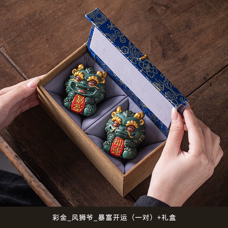 New Chinese Small Auspicious Dragon Decoration