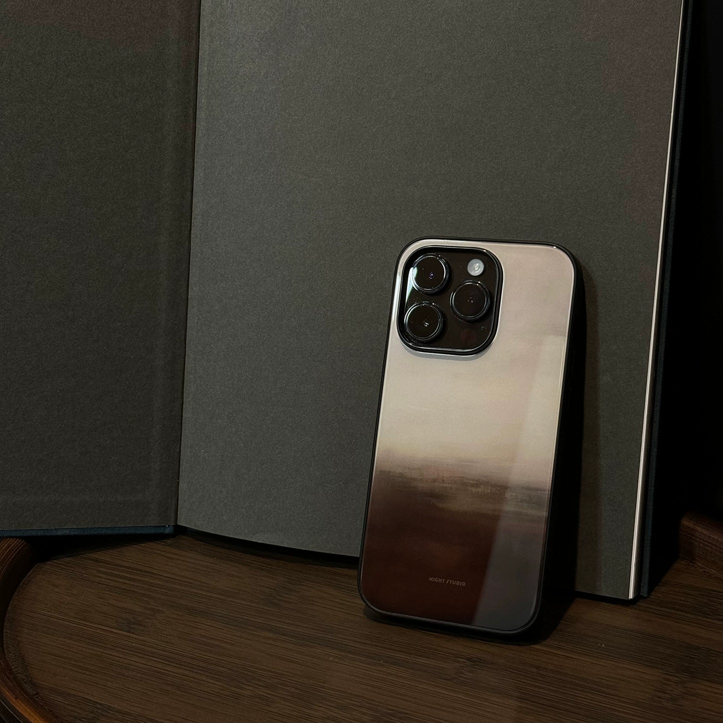 Night Studio Twilight  Rain Yellow Phone Case