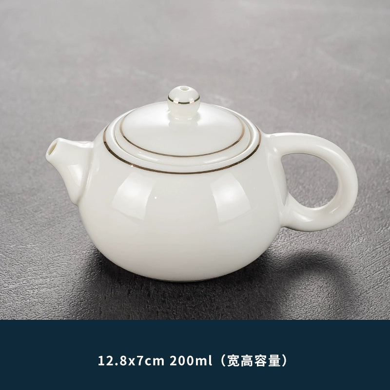 Ru Kiln Teapot Home Retro Ceramic Teapot