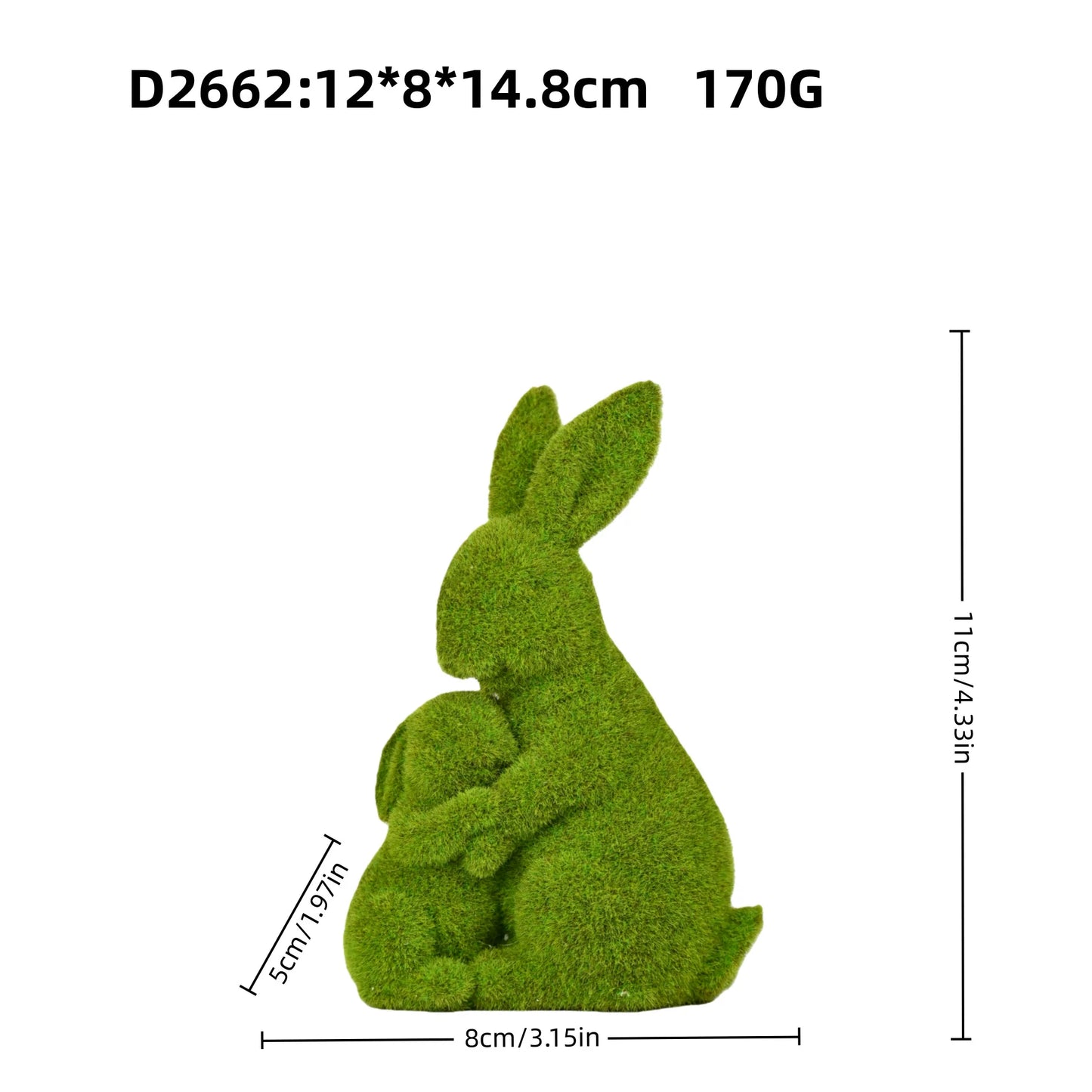 Easter Bunny Statue Set to Decorate Gardens, Patios, and Houses