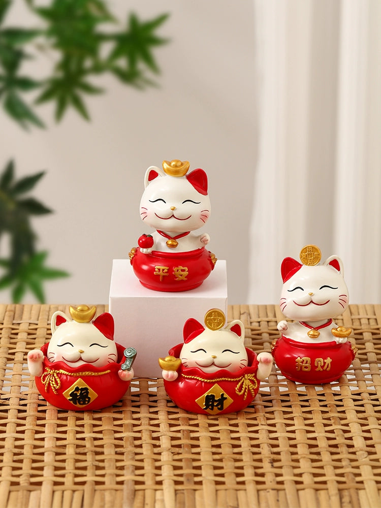 Fortune Cat Car Gadget Office Desktop Decoration