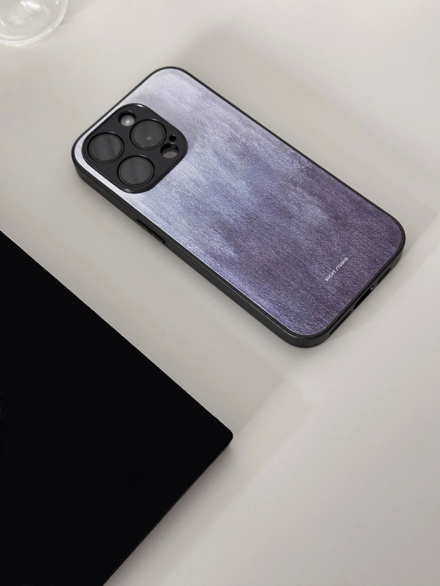 Night Studio Fashion Purple and White Phone Case