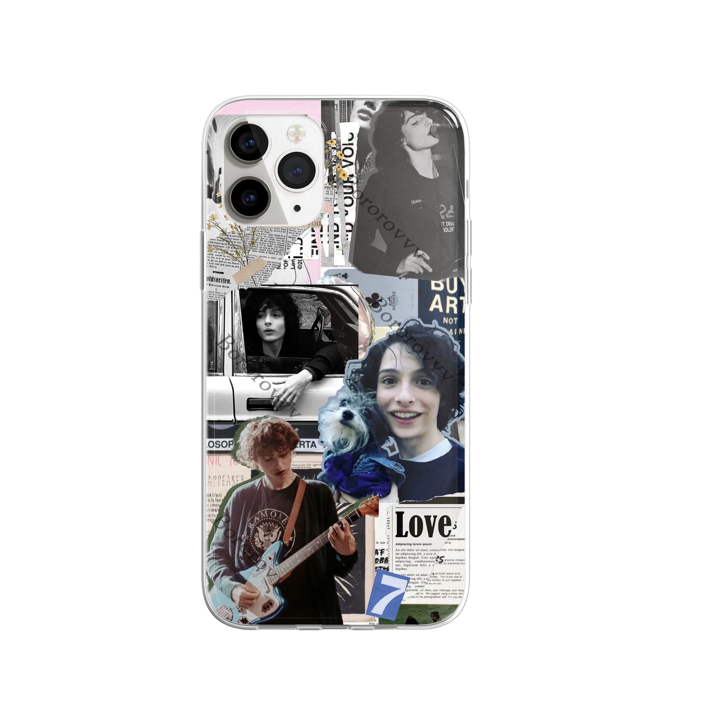 FinnWolfhard strange things mike phone case