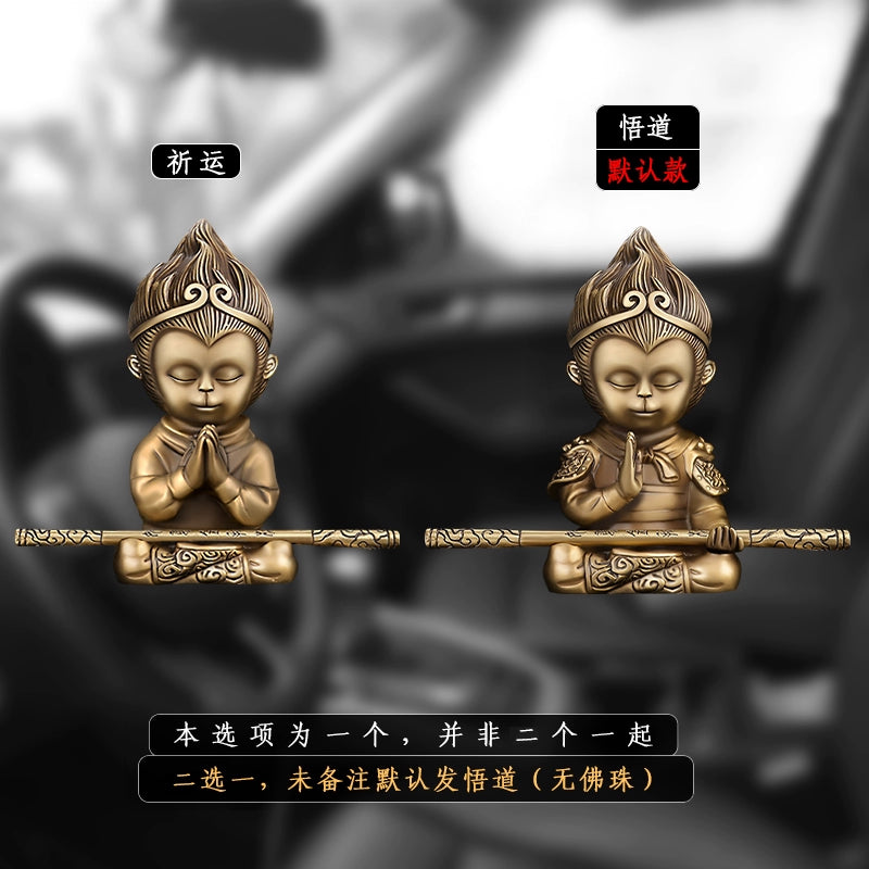 3D Embossed Sun Wukong Dashboard Figurine