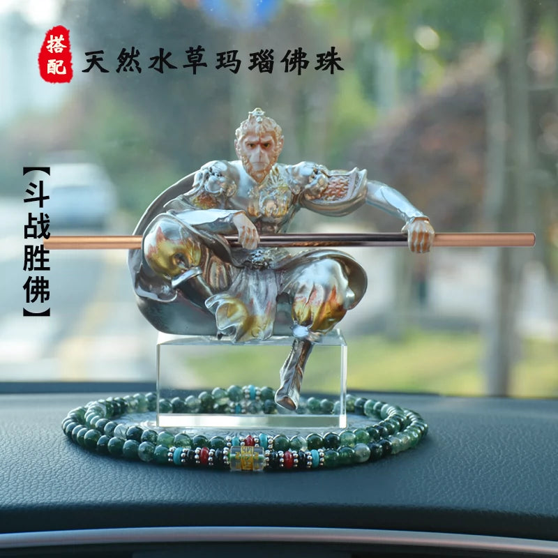 3D Embossed Sun Wukong Dashboard Figurine
