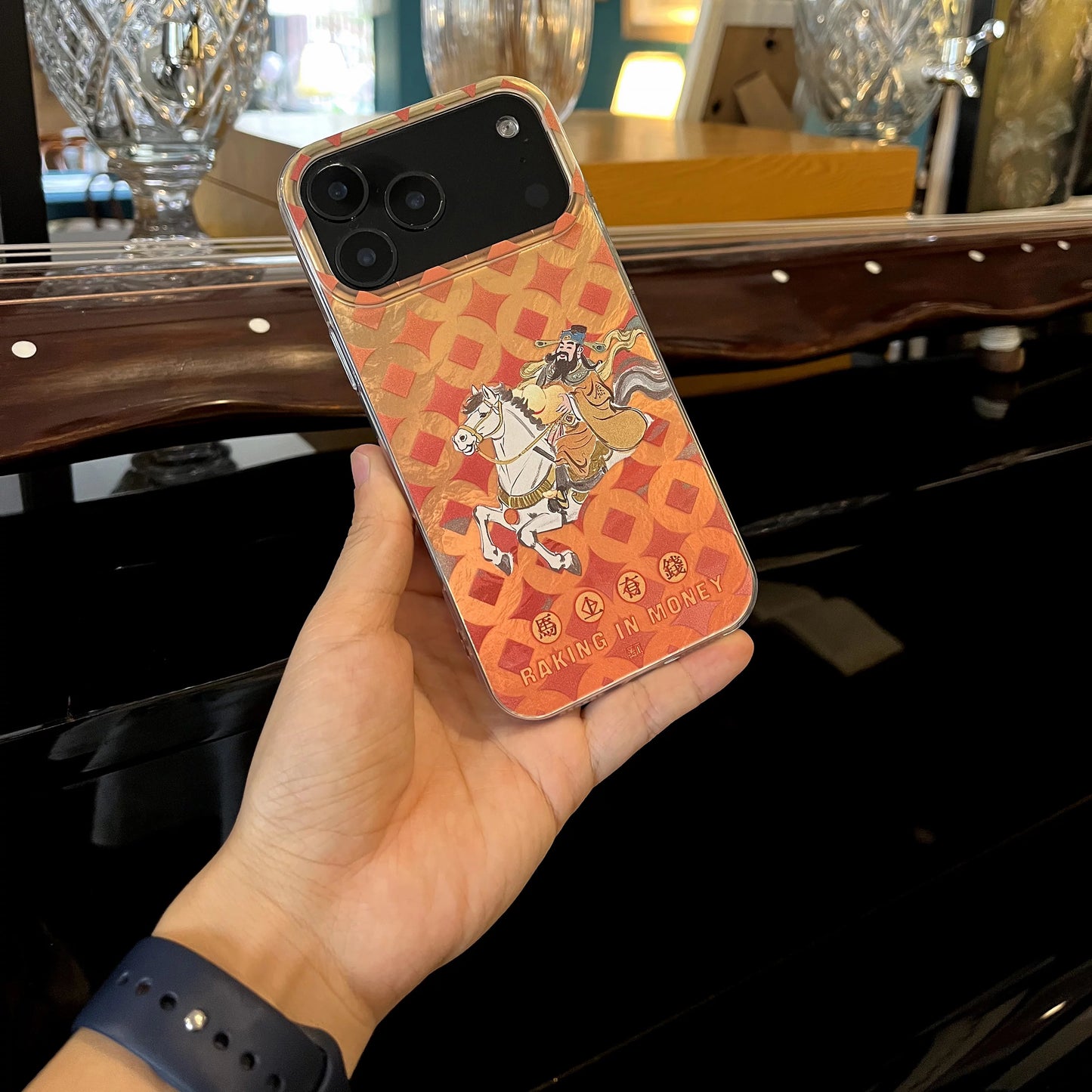 Instant Wealth! Premium Laser-Engraved Drop-Proof 15pm Couple Phone Case