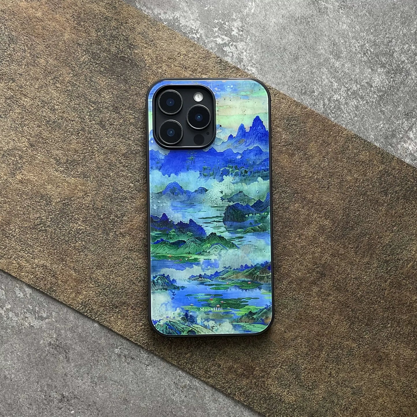 Qingshan Anti-Slip Full-Coverage Glass Original Premium Phone Case