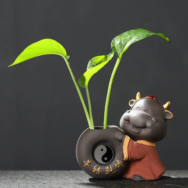Chinese Plant Container Decorations