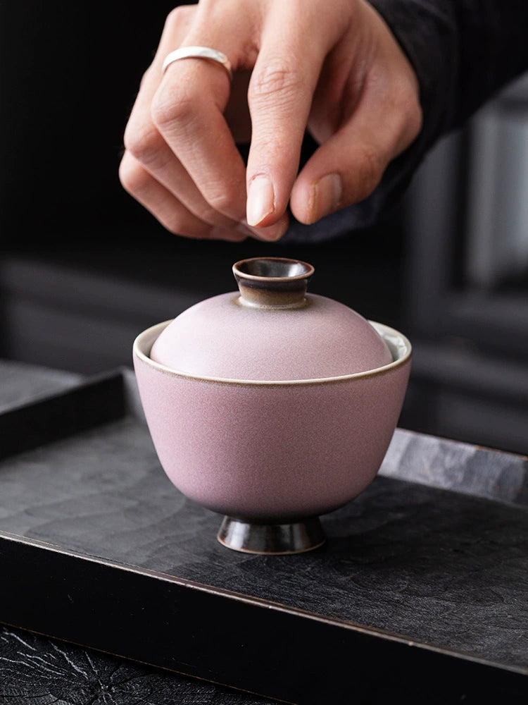 Black Pink Clay Gaiwan