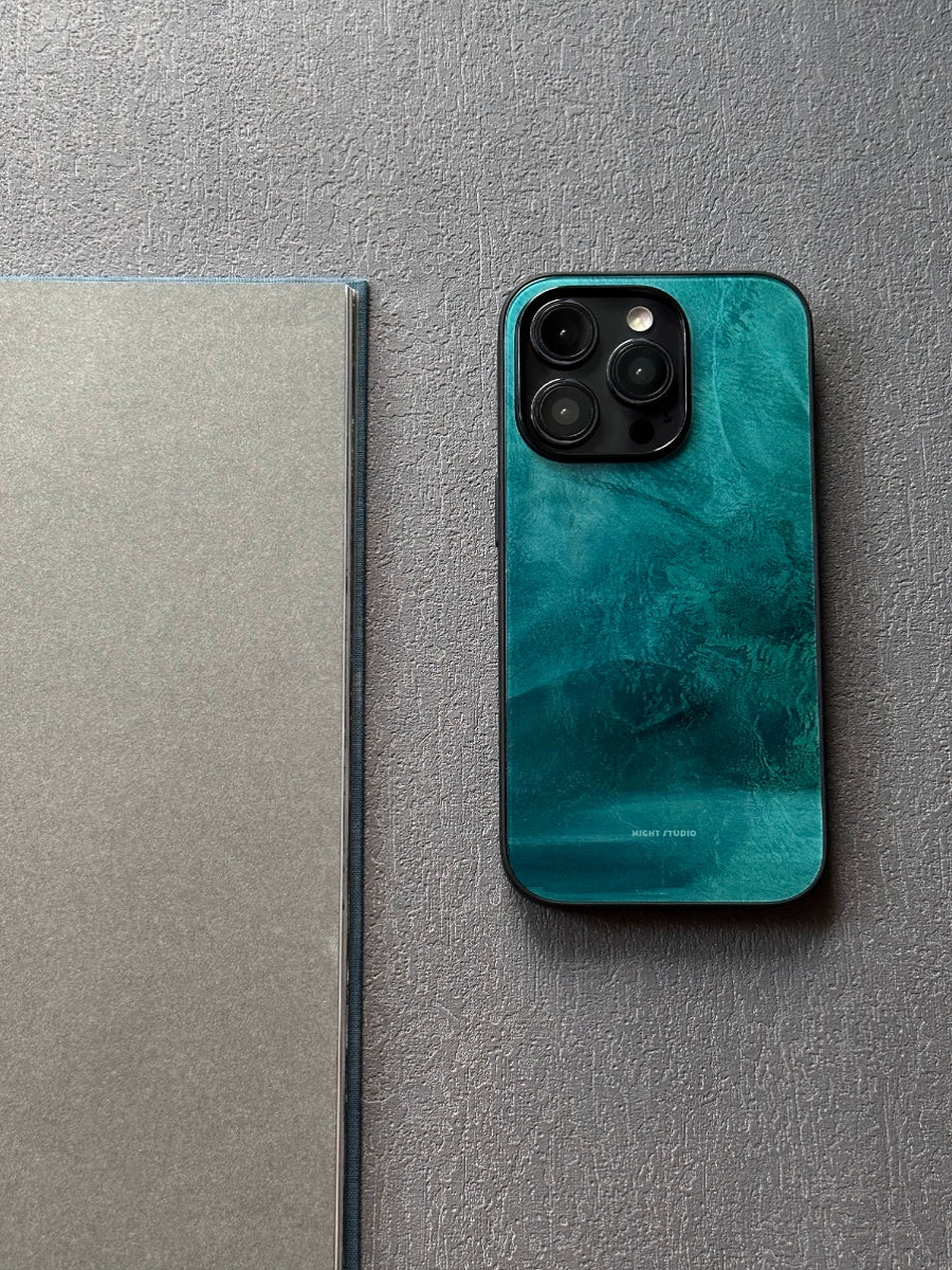 Night Studio Deep Sea Blue Art Painting Phone Case
