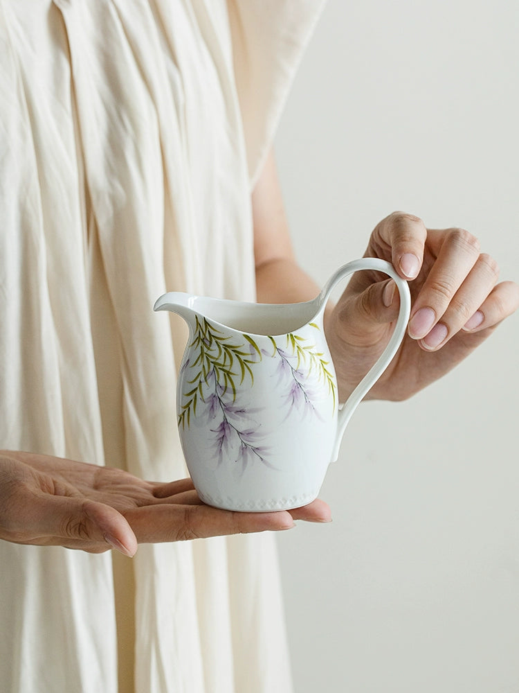 Hand-Painted-Wisteria Ceramic Fairness Cup