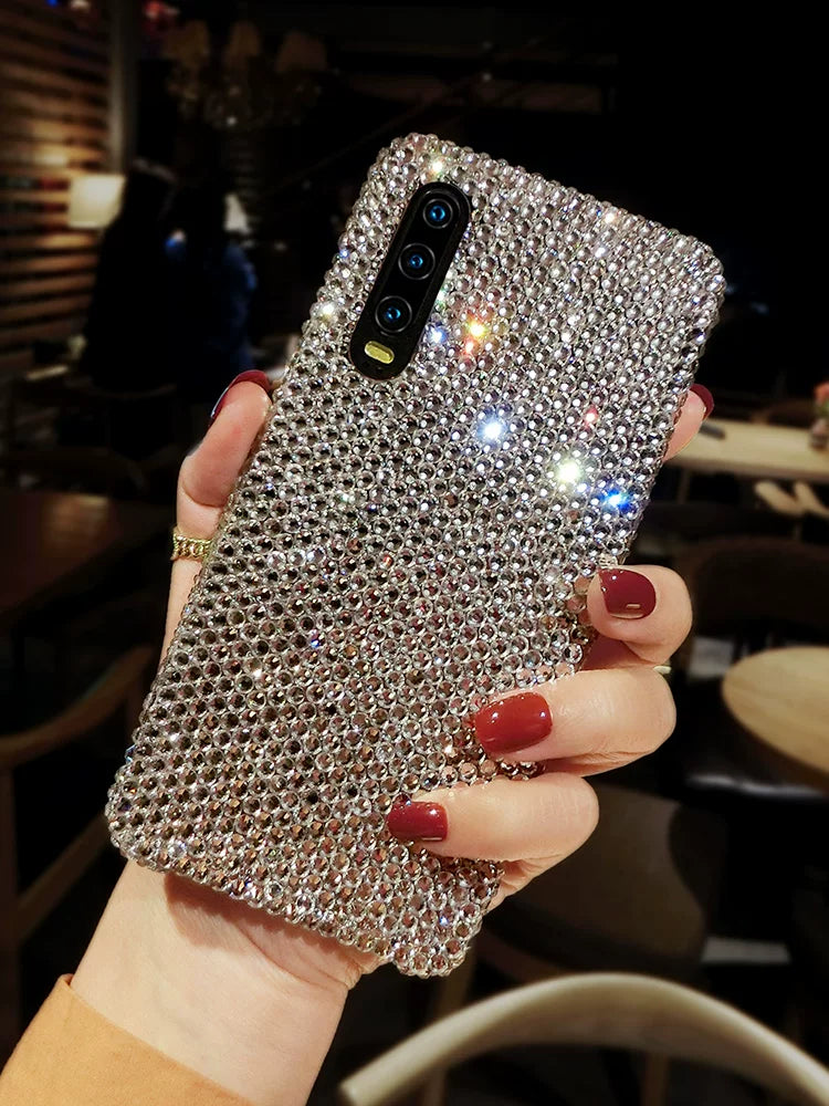 Fully rhinestone super sparkly full-coverage drop-proof phone case