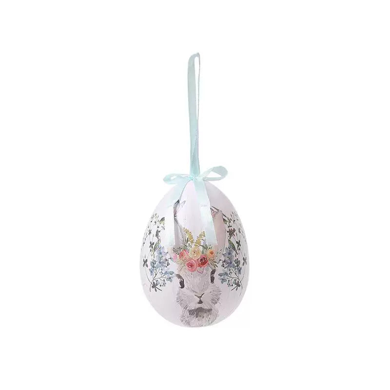 Easter Creative Painted Foam Bunny Egg Ornament