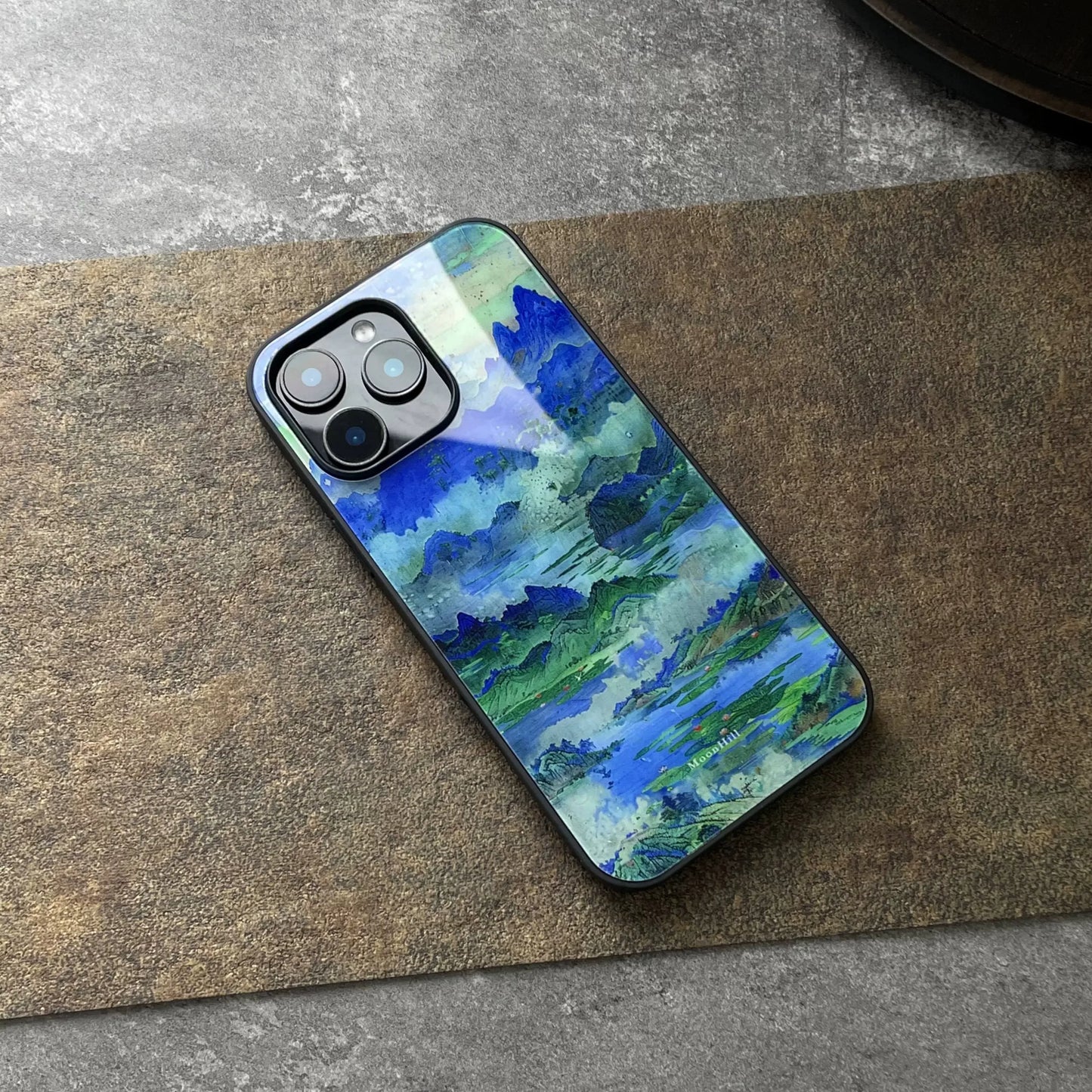 Qingshan Anti-Slip Full-Coverage Glass Original Premium Phone Case