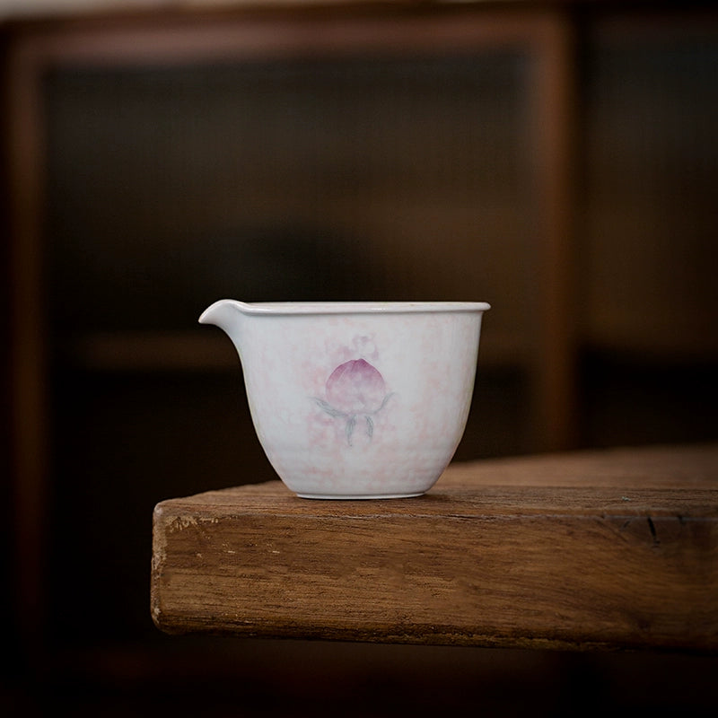 Hand-Painted-Peach Ceramic Fairness Cup