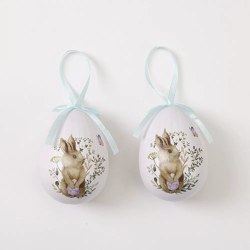 Easter Creative Painted Foam Bunny Egg Ornament