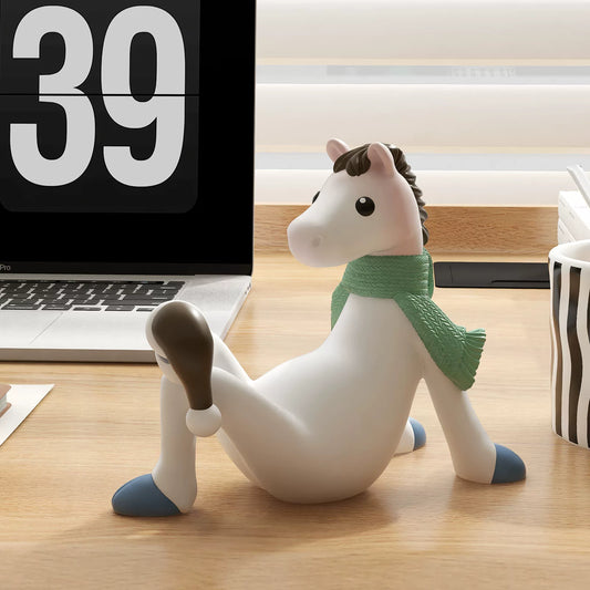 2026 Year of the Horse Mascot: A Healing Decorative Ornament for Home, Living Room, Office, or Workplace