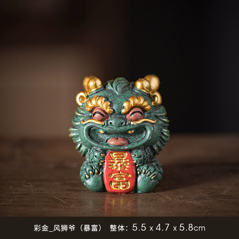 New Chinese Small Auspicious Dragon Decoration