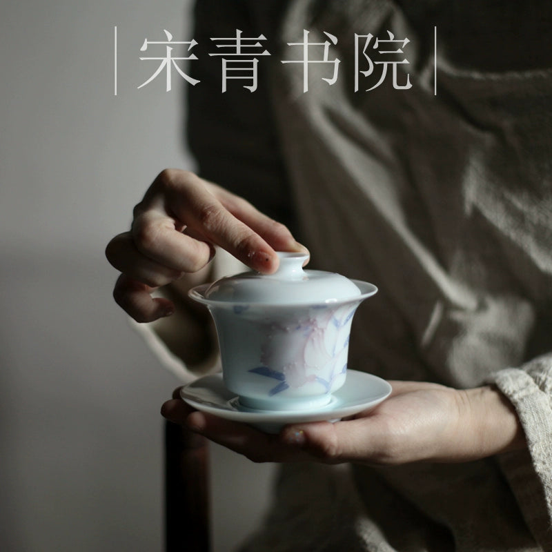 | Song Qingyuan | "Lily" Arida Hand Pastel tea set Bowl teacup