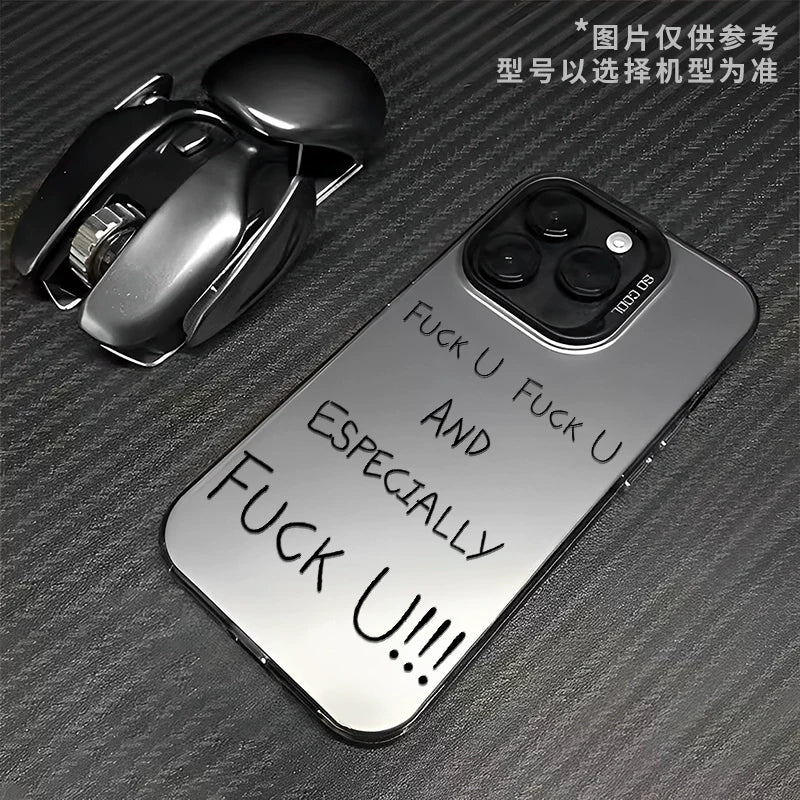 Shameless, unscrupulous Carl, with a high-end phone case.