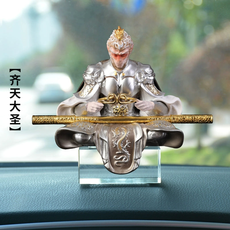 3D Embossed Sun Wukong Dashboard Figurine