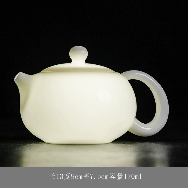 Ru Kiln Teapot Home Retro Ceramic Teapot