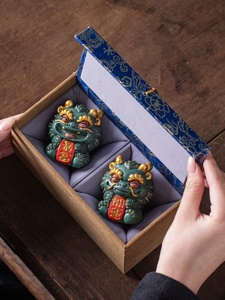 New Chinese Small Auspicious Dragon Decoration